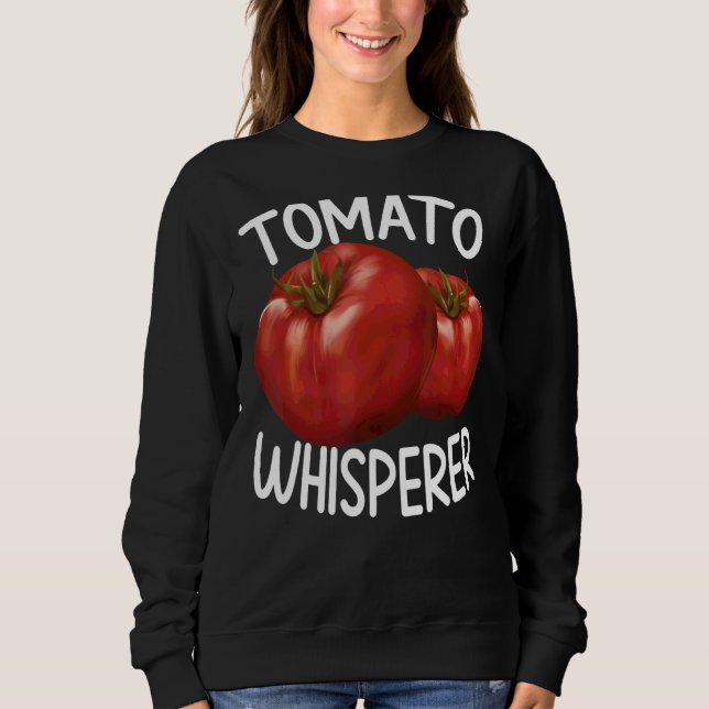 Sweatshirt Whisperer tomate (Devant)