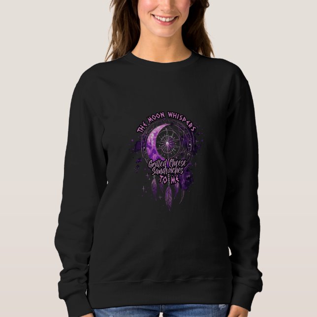 Sweatshirt Whispers de lune Sandwichs au fromage grillé pour  (Devant)