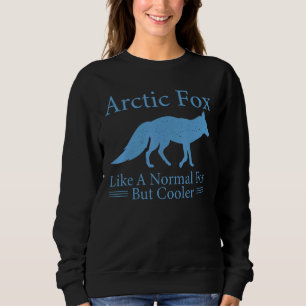 Sweatshirt White Fox Cute Marmal Antarctique Arctic Foxes Arc