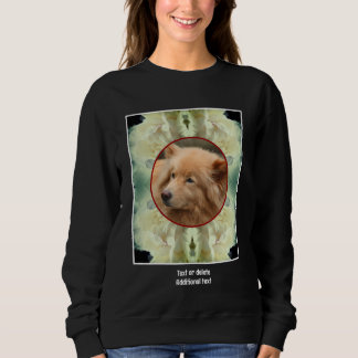 Sweatshirt White Peony Flower Créez votre propre animal de co