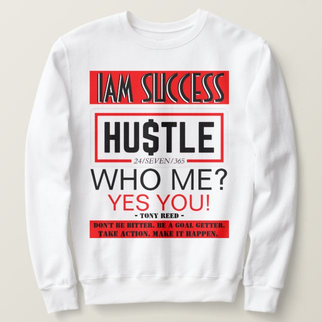 SWEATSHIRT WHO ME? (Design devant)