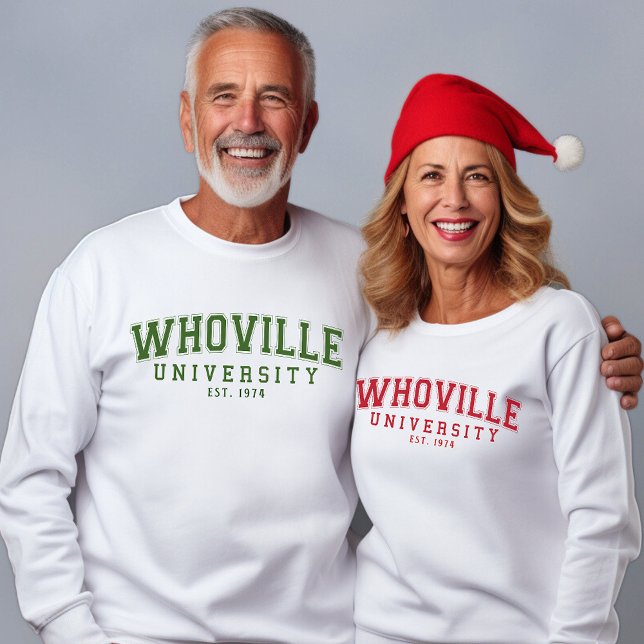 Sweatshirt Whoville University Est 1974 drôle 50e anniversair (Créateur téléchargé)