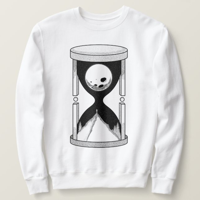 Sweatshirt WhyBother ? Équipage de sablier (Design devant)