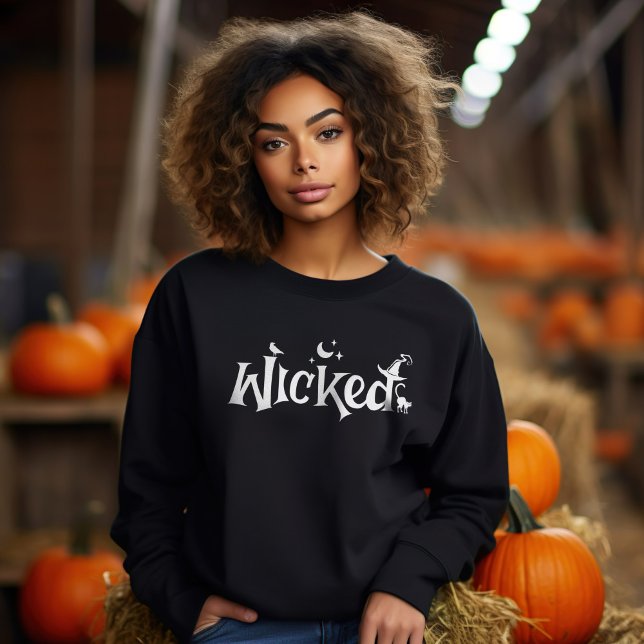 Sweatshirt Wicked Halloween Funny Witny (Halloween Wicked Witch Funny Sweatshirt)