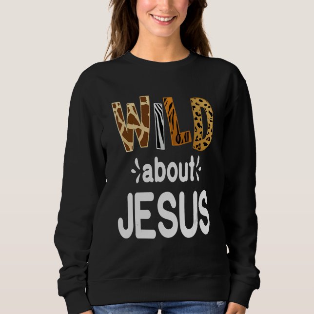 Sweatshirt Wild About Yoga  Yoga   (Devant)