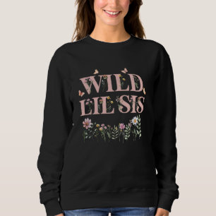 Sweatshirt Wild Lil Sis Fleur sauvage Aquarelle Florale 1er B