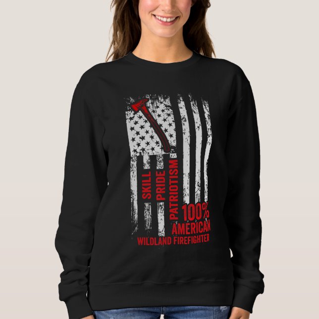 Sweatshirt Wildland Firefighter Appreciation Firefighting Fir (Devant)