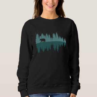Sweatshirt Wildlife Nature Animal Bear Outdoor Forest  1