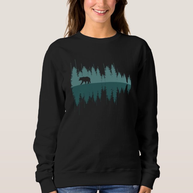 Sweatshirt Wildlife Nature Animal Bear Outdoor Forest  1 (Devant)