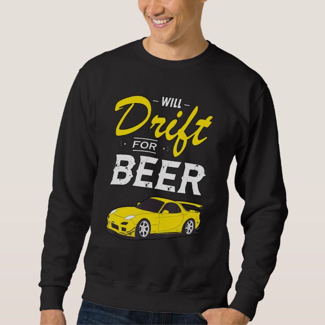 Sweatshirt Will Drier Pour La Bière Pour Les Amateurs De Voit (Devant)