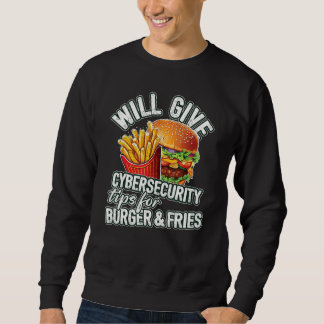 Sweatshirt Will Give Cybersecurity Tips For Burger & Fries