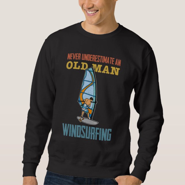 Sweatshirt Windsurfing Sailing Surfing Sea Saying 9 (Devant)