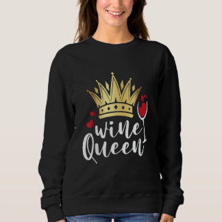 Sweatshirt Wine Queen
