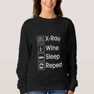 Sweatshirt Wine, radiologue féminine