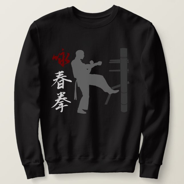 Sweatshirt Wing Chun Kung Fu (Design devant)