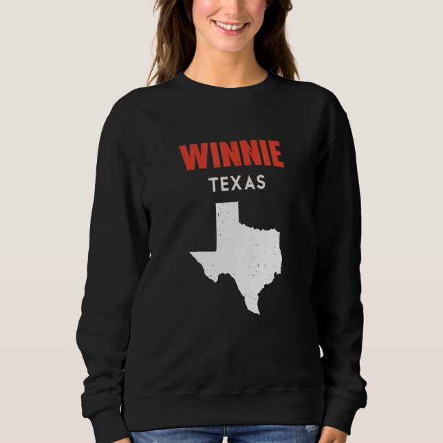 Sweatshirt Winnie Texas USA State America Travel Texas (Devant)