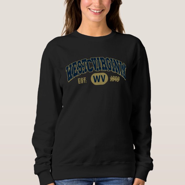 Sweatshirt Wisconsin Classic Collegiate Varsity Style COZY (Devant)