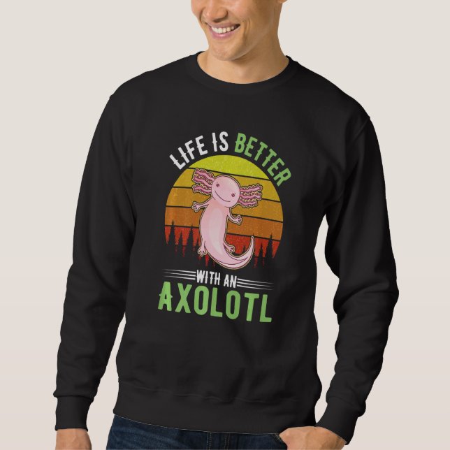 Sweatshirt with an Axolotl (Devant)