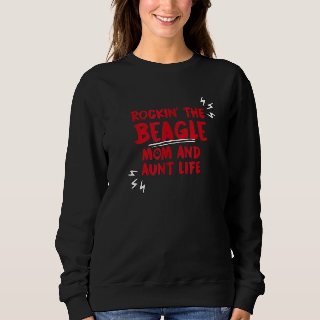 Sweatshirt Witty Pets English Beagle Single Dog Owner (Devant)