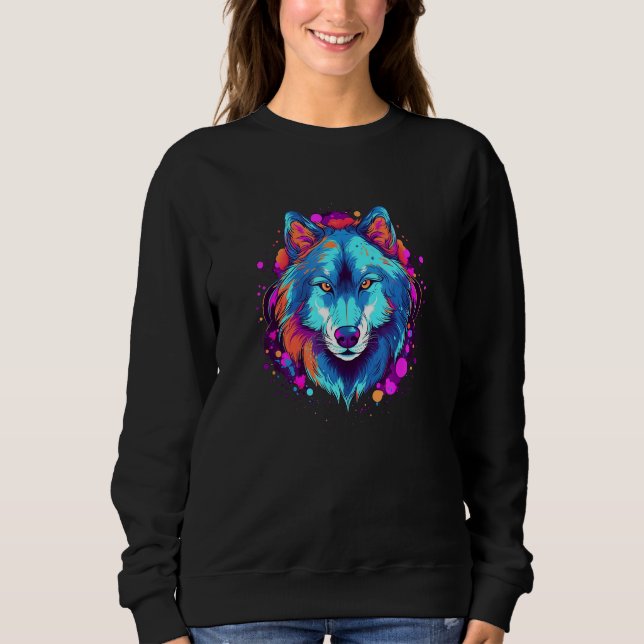 Sweatshirt Wolf And Wolves Men Women Kids 25 (Devant)