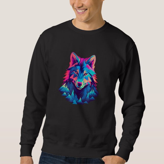 Sweatshirt Wolf And Wolves Men Women Kids 27 (Devant)