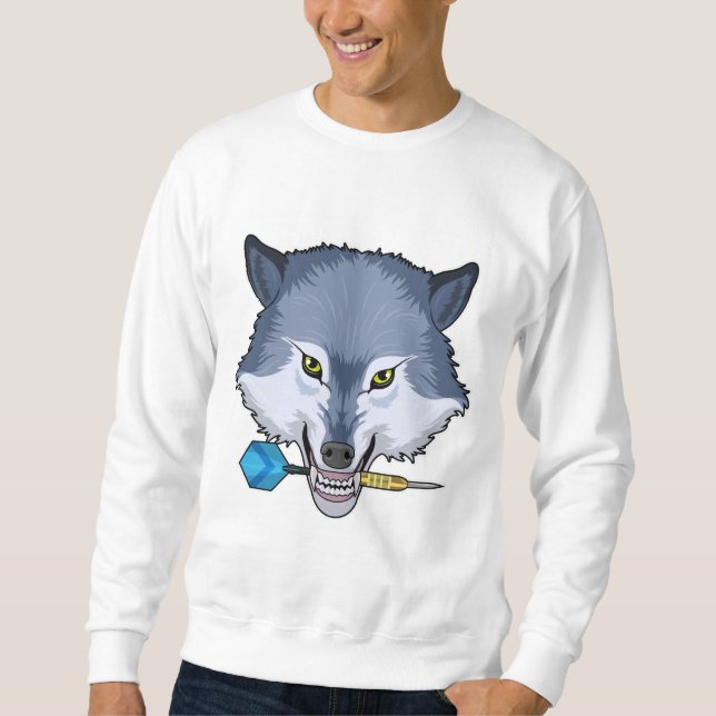 Sweatshirt Wolf aux fléchettes avec Dart (Devant)