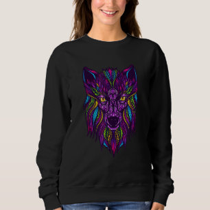 Sweatshirt Wolf Love Wolves Tribal Tattoo Wolf Design