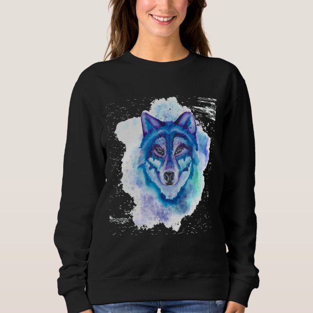 Sweatshirt Wolf Splash Wolf (Devant)