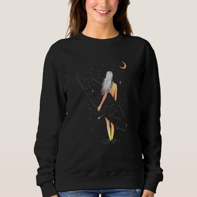 Sweatshirt Woman Space Surfer Tee (Devant)