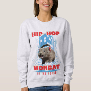 Sweatshirt Wombat Hip Hop Musique Drôle Animal