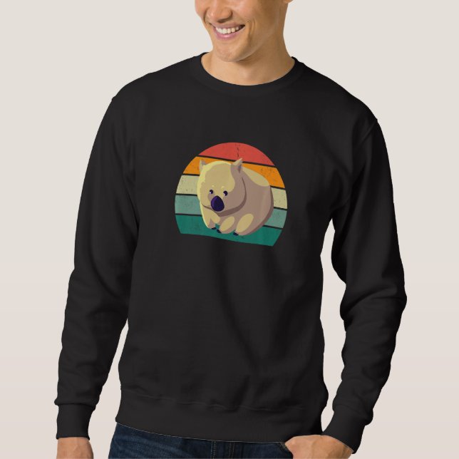 Sweatshirt wombats marsupial australia oceania animal combat  (Devant)