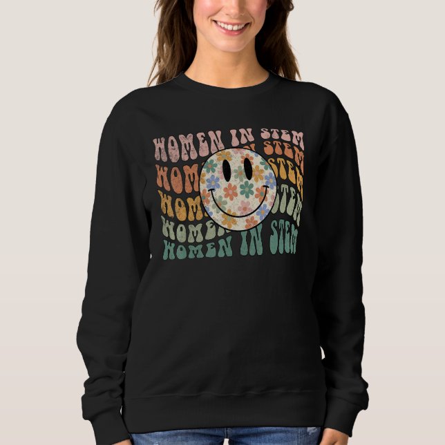Sweatshirt Women in Stem Scientist Female Engineer Tech Attor (Devant)