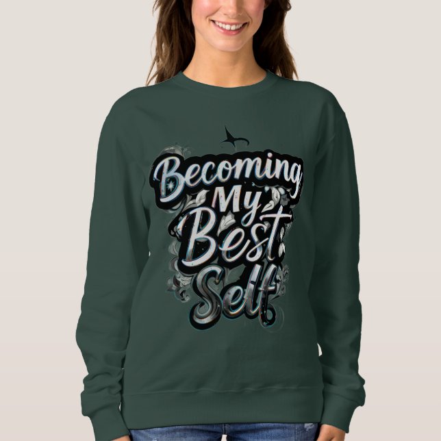 Sweatshirt Women’s Motivational Hoodie | Inspirational Quote  (Devant)