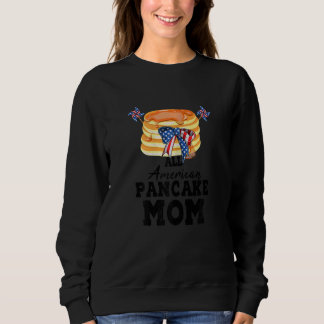 Sweatshirt Womens All American Pancake Mom Women 1