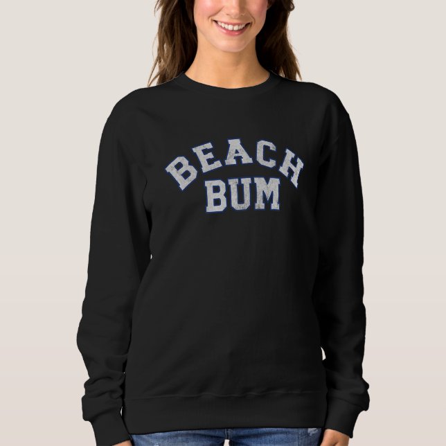 Sweatshirt Womens Beach Bum (Devant)