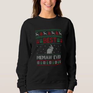 Sweatshirt Womens Best Memaw Ever  Group Matching Memaw Chris