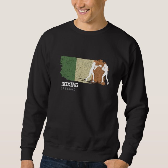 Sweatshirt Womens Boxing Ireland Combat Sports Fighter Boxing (Devant)