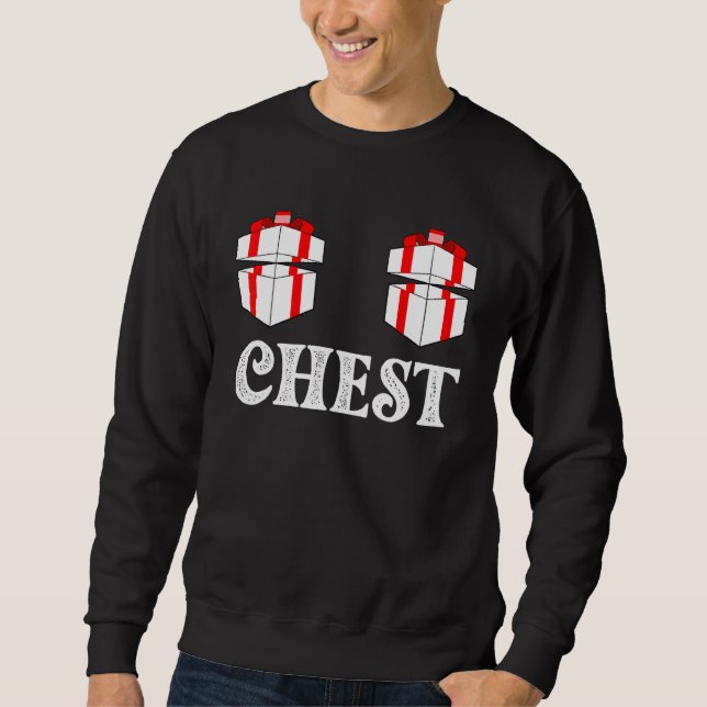 Sweatshirt Womens Chest Nuts Matching Chestnuts Christmas Cou (Devant)