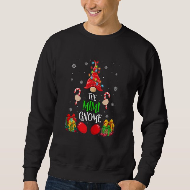 Sweatshirt Womens Christmas Mimi Gnome Matching Family Xmas T (Devant)