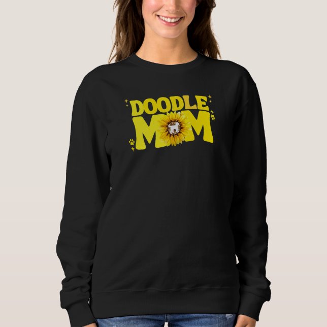 Sweatshirt Womens Doodle Mom Labradoodle Bernedoodle Goldendo (Devant)