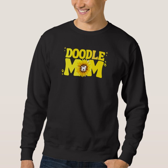 Sweatshirt Womens Doodle Mom Labradoodle Bernedoodle Goldendo (Devant)