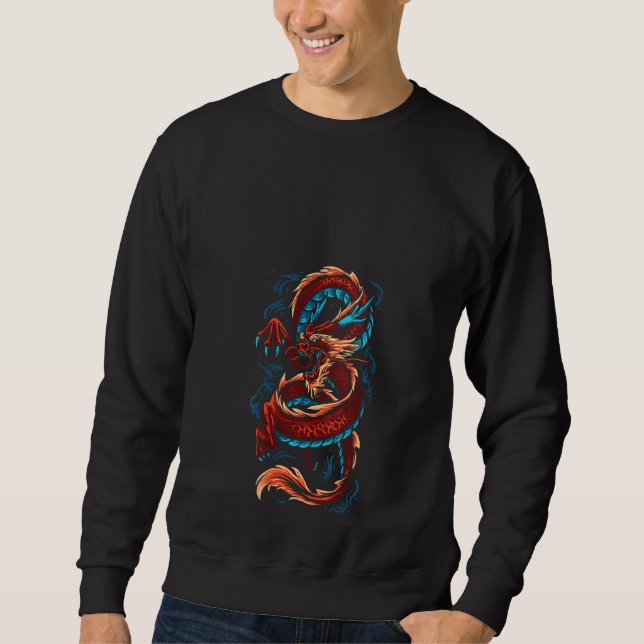 Sweatshirt Womens Dragon (Devant)