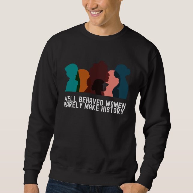 Sweatshirt Women's History Month Fans  Quotes Family (Devant)