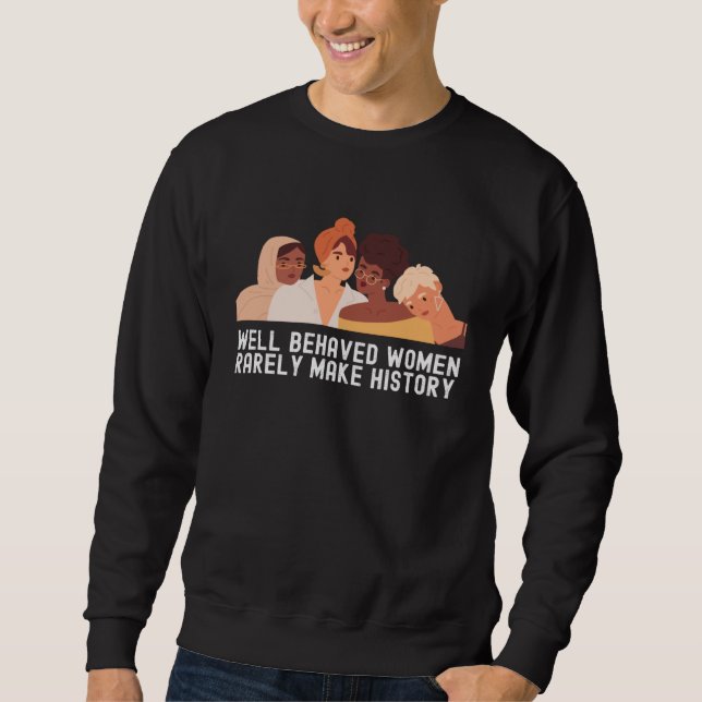 Sweatshirt Women's History Month  Quotes Family Cool (Devant)