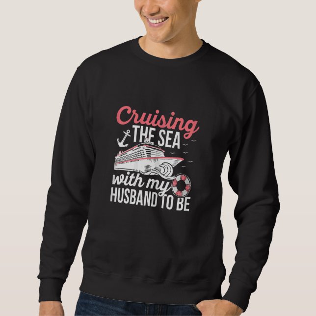 Sweatshirt Womens Honeymoon Cruising for a Cruising Wife 2 (Devant)