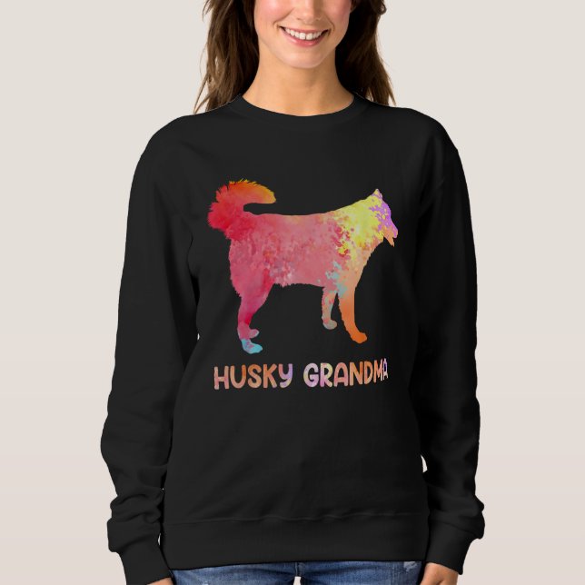Sweatshirt Womens Husky Dog Costume Mother s Day Siberian Hus (Devant)
