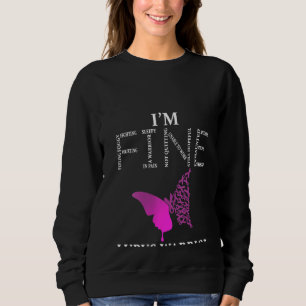 Sweatshirt Womens Lupus Warrior Je vais bien