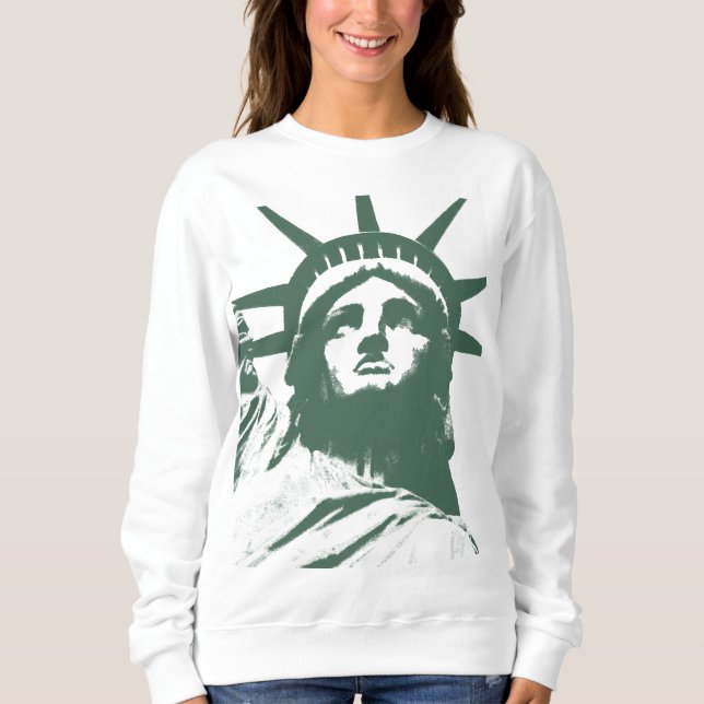 Sweatshirt Women's New York Shirt Statue of Liberty T-shirt (Devant)