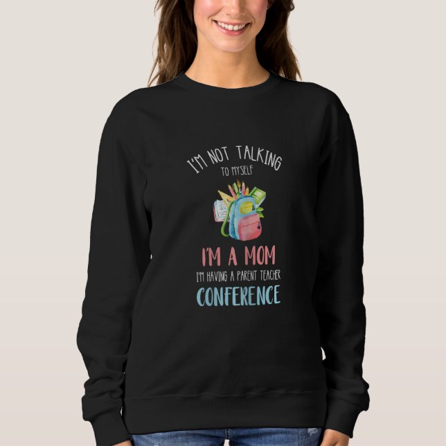 Sweatshirt Womens Parent Teacher PTA Mom Parent Teacher Assoc (Devant)