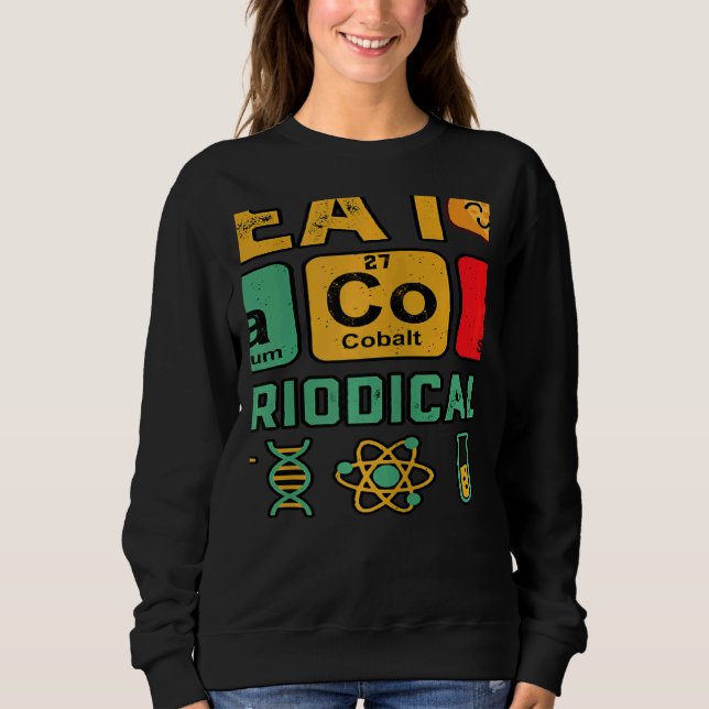 Sweatshirt Womens Science I Eat Tacos Periodically Taco Tuesd (Devant)